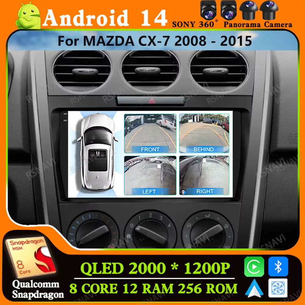Andoird 14 Автомобильный радиоприемник для MAZDA CX-7 2008-2015 5G WIFI GPS Беспроводной Carplay Автоматическая навигация DVD DSP 4G LTE Головный блок Стерео BT
Andoird 14 Автомобильный радиоприемник для MAZDA CX-7 2008-2015 5G WIFI GPS Беспроводной Carplay Автоматическая навигация DVD DSP 4G LTE Головный блок Стерео BT