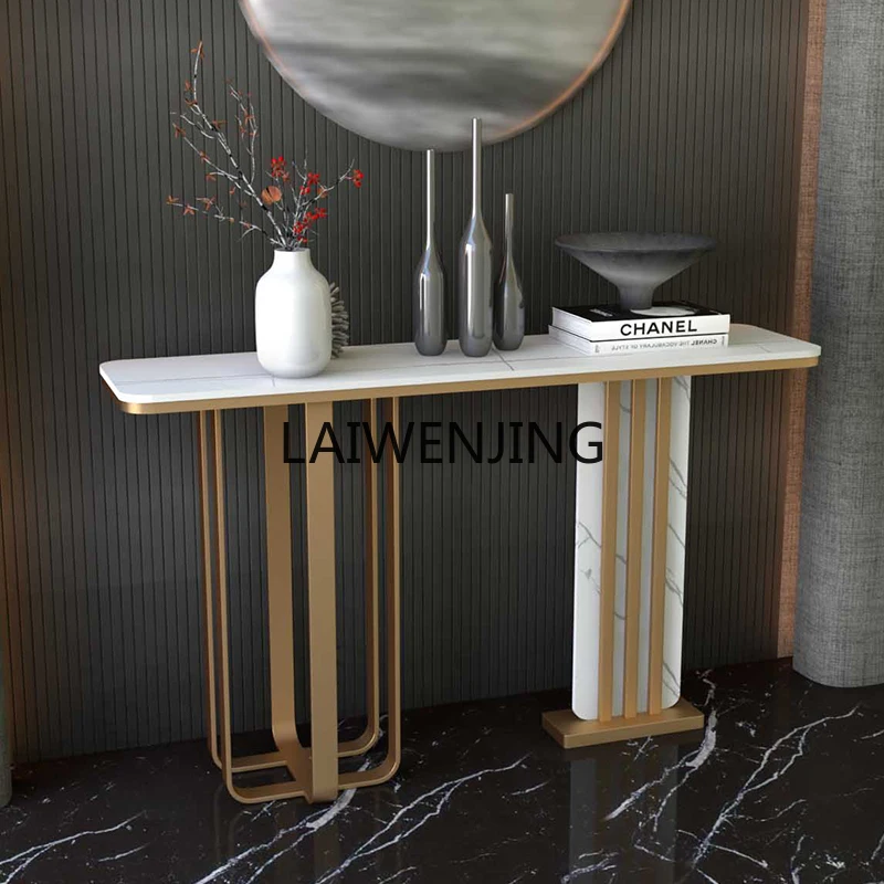 HLZ light luxury rock slab entrance table, strip case against the wall entrance platform, ultra-narrow end view
HLZ light luxury rock slab entrance table, strip case against the wall entrance platform, ultra-narrow end view