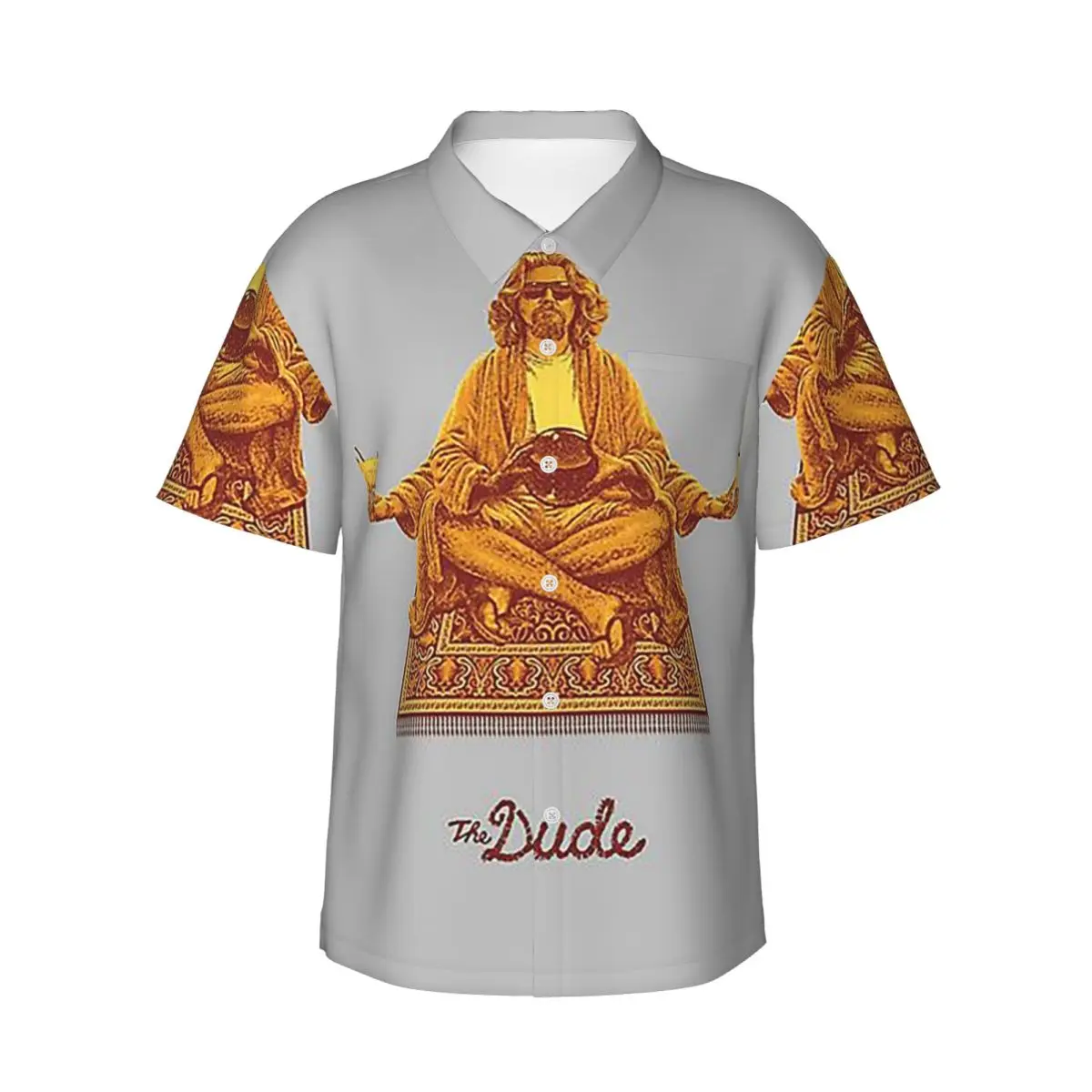 The Dude Budha The Big Lebowski Men's Shirts Hawaiian Short Sleeve Shirt Funny Lapel Tops for Summer Beach
The Dude Budha The Big Lebowski Men's Shirts Hawaiian Short Sleeve Shirt Funny Lapel Tops for Summer Beach