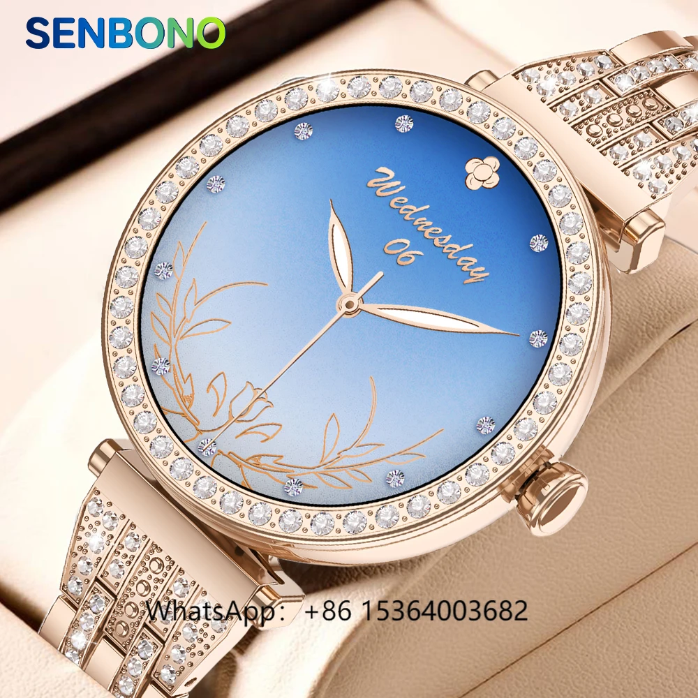 TJXL-SENBONO LC602 New Lady Smartwatch Fitness tracker Female Wristwatch Decorate Luxury Bracelet Fashion Women Smart Watch Girl
TJXL-SENBONO LC602 New Lady Smartwatch Fitness tracker Female Wristwatch Decorate Luxury Bracelet Fashion Women Smart Watch Girl