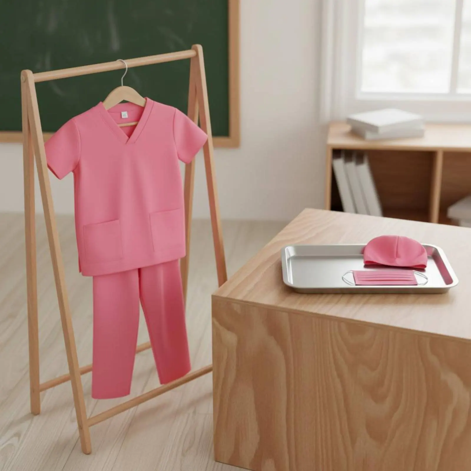 Child Surgeon Role Play Outfit Gender-Neutral Design Kids Doctor Costume Set Pretend Play Doctor Kit for School Plays, Halloween
Child Surgeon Role Play Outfit Gender-Neutral Design Kids Doctor Costume Set Pretend Play Doctor Kit for School Plays, Halloween