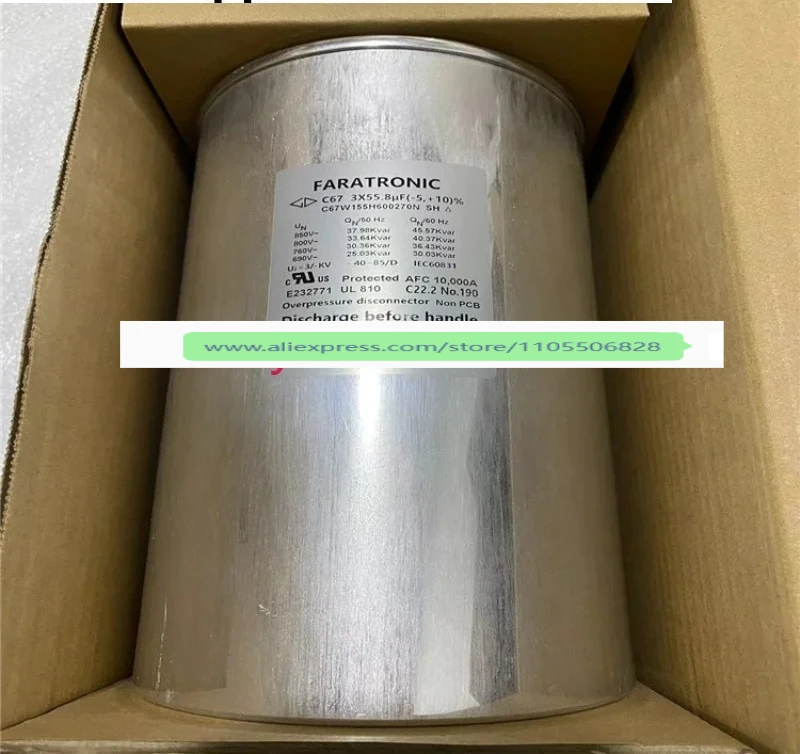 F-arad Capacitor C67S1207J002700 Electromechanical Equipment Film Capacitors/Industrial Electronics
F-arad Capacitor C67S1207J002700 Electromechanical Equipment Film Capacitors/Industrial Electronics