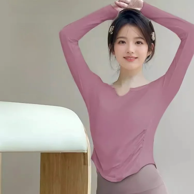 Женский спортивный топ для йоги с v-образным вырезом, свободная посадка, осенняя одежда для бега, фитнеса, закрывающая живот, одежда для тренировок в тренажерном зале для пилатеса
Женский спортивный топ для йоги с v-образным вырезом, свободная посадка, осенняя одежда для бега, фитнеса, закрывающая живот, одежда для тренировок в тренажерном зале для пилатеса