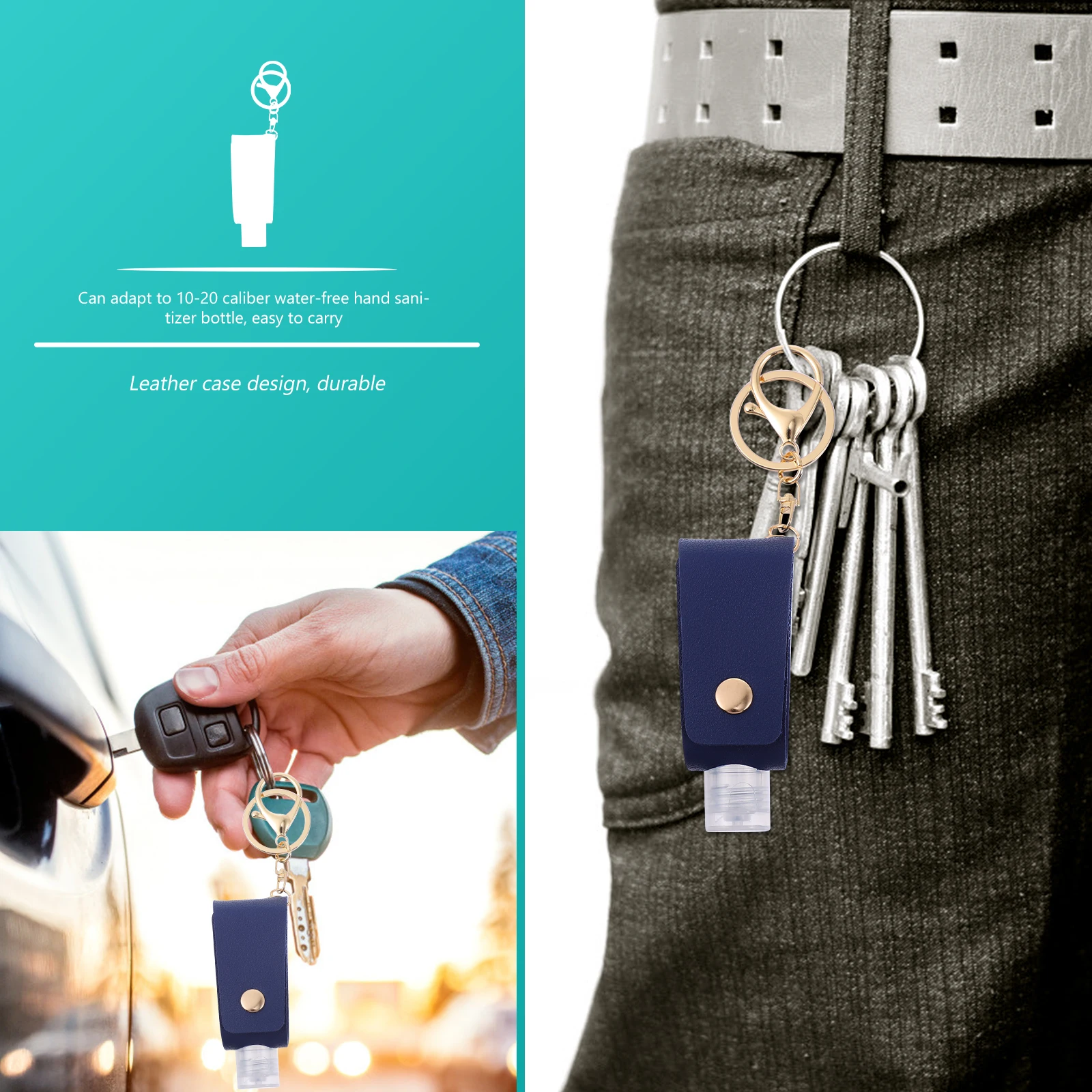 Hand 2 Sets Travel Size Bottle Holder PP Lotion Keychains Portable Hand Holders Refillable Storage
Hand 2 Sets Travel Size Bottle Holder PP Lotion Keychains Portable Hand Holders Refillable Storage