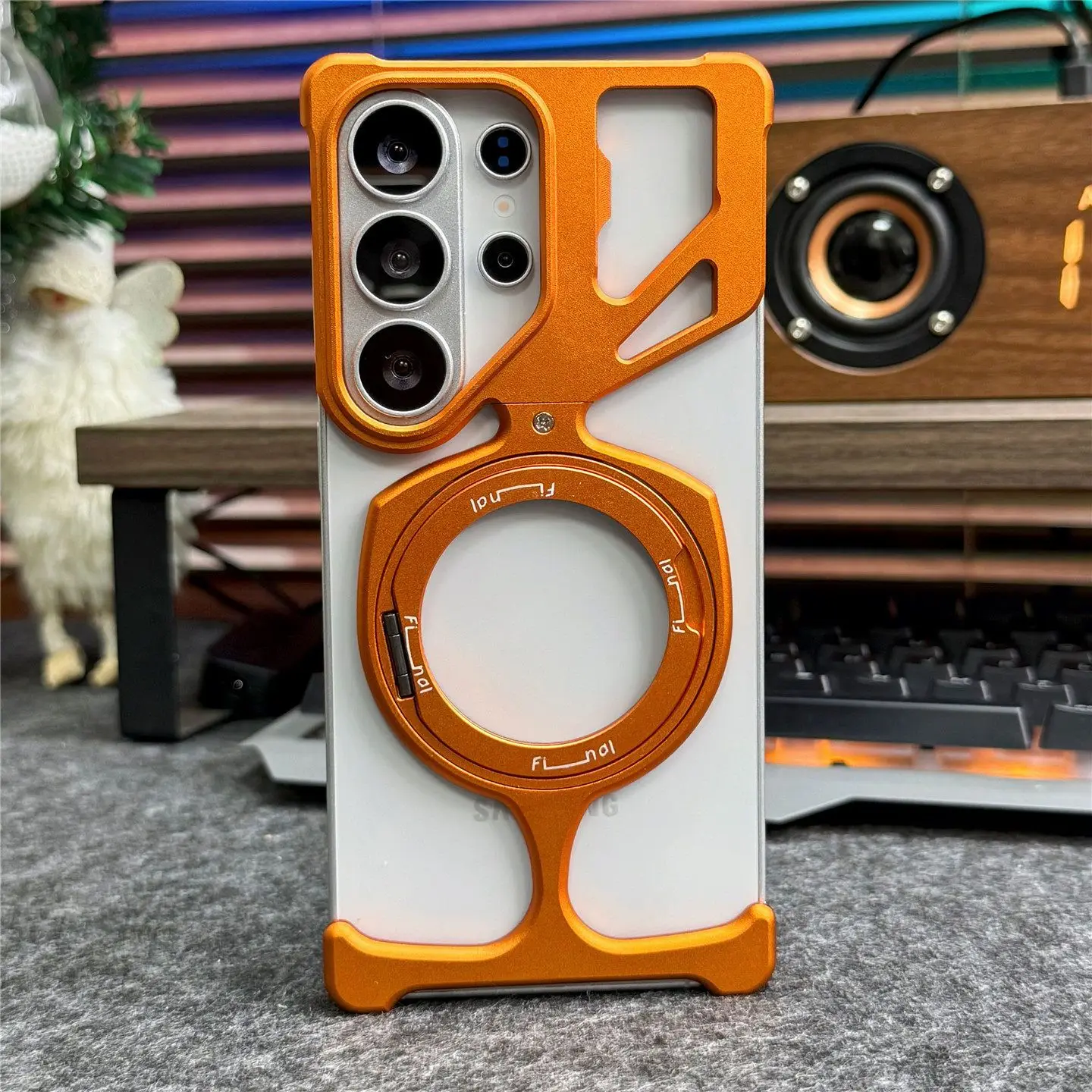 Suitable for Samsung Galaxy S26Ultra phone case 25Ultra hollow heat dissipation Magsafe rotating bracket anti drop
Suitable for Samsung Galaxy S26Ultra phone case 25Ultra hollow heat dissipation Magsafe rotating bracket anti drop