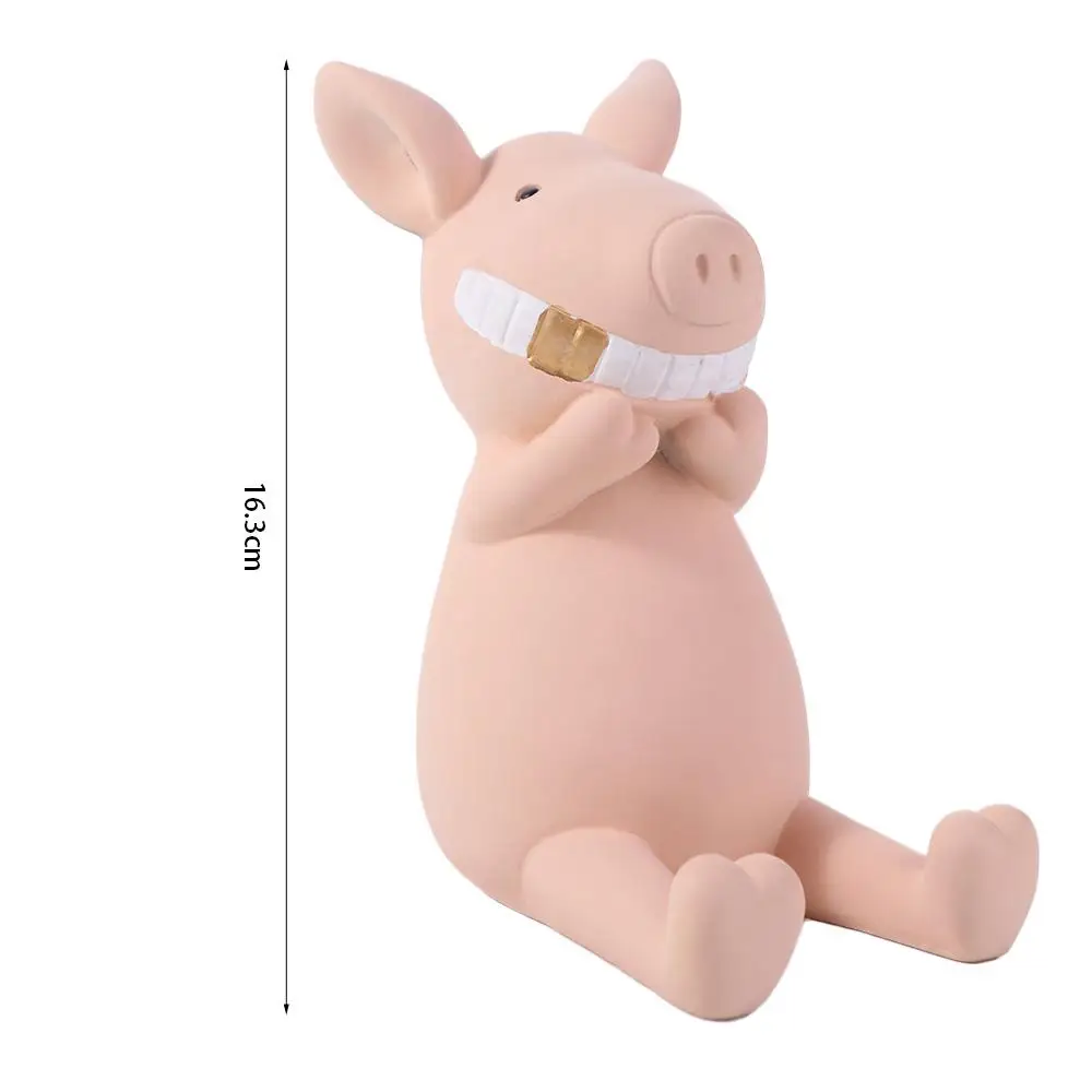 Resin Cartoon Phone Holder Figure Anti-slip Pig Mobile Phone Stand Statue DIY Crafts Cell Phone Bracket Desktop Ornaments
Resin Cartoon Phone Holder Figure Anti-slip Pig Mobile Phone Stand Statue DIY Crafts Cell Phone Bracket Desktop Ornaments
