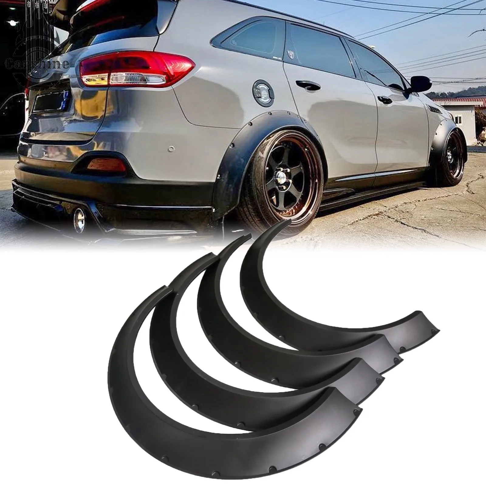 4Pcs Car Flexible Fender Flares Wide Body Wheel Arches Kit For Subaru Forester
4Pcs Car Flexible Fender Flares Wide Body Wheel Arches Kit For Subaru Forester