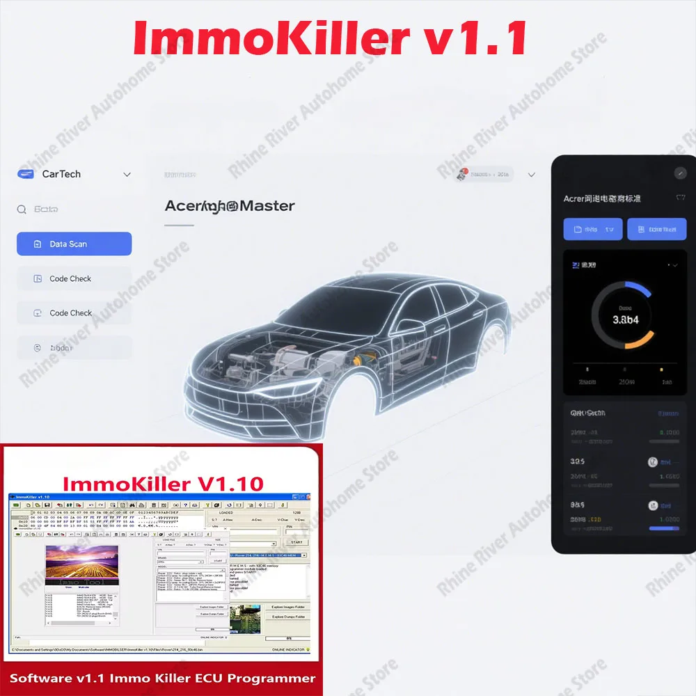 ImmoKiller V1.10 Professional | Immobilizer Diagnostic Tool | ECU Programming Software | Multi-Brand Support | Security Solution
ImmoKiller V1.10 Professional | Immobilizer Diagnostic Tool | ECU Programming Software | Multi-Brand Support | Security Solution