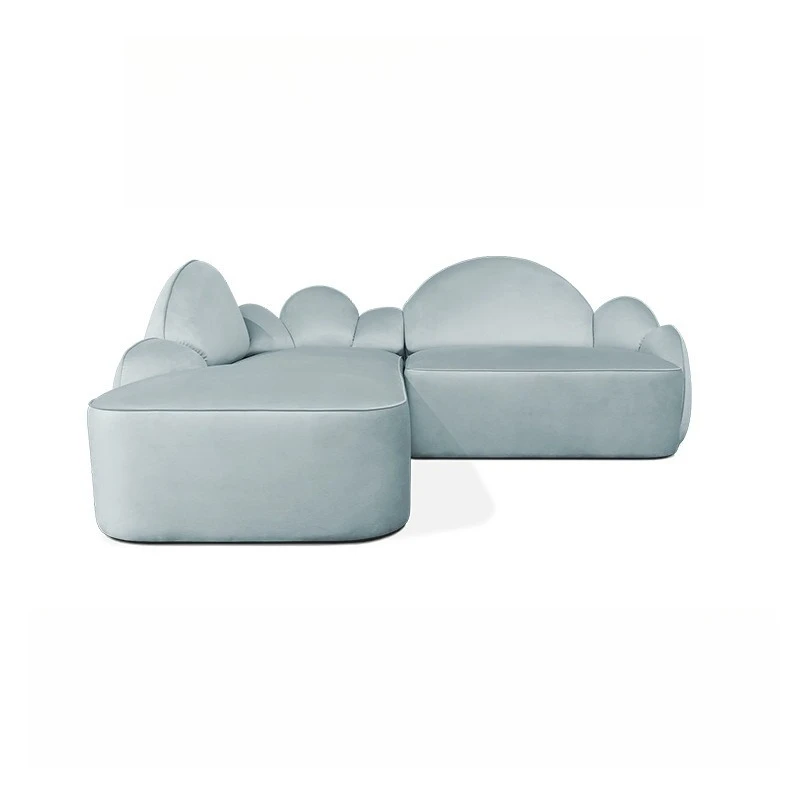 Popular cloud sofa Italian light luxury living room straight row sofa
Popular cloud sofa Italian light luxury living room straight row sofa