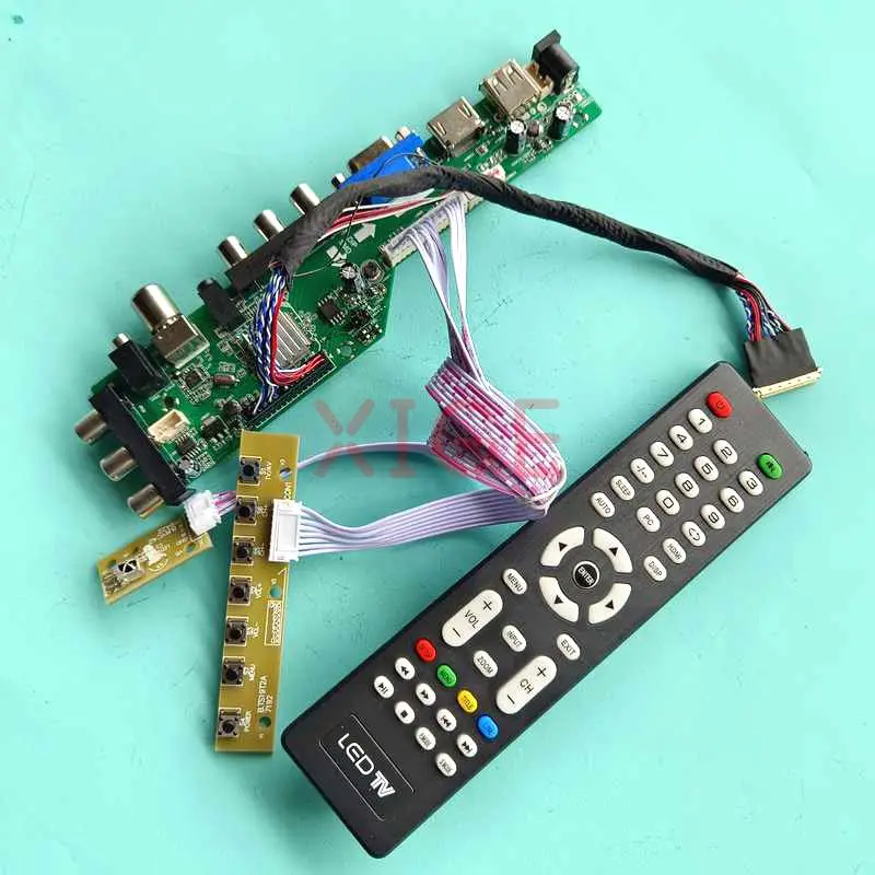 Controller Driver Board For M101NWT2 R2/R3 M101NWT4 R0/R3 DIY Kit Laptop Panel USB/DHMI/VGA/AV 10.1" LVDS 40Pin 1024x600 DVB-T/C
Controller Driver Board For M101NWT2 R2/R3 M101NWT4 R0/R3 DIY Kit Laptop Panel USB/DHMI/VGA/AV 10.1" LVDS 40Pin 1024x600 DVB-T/C