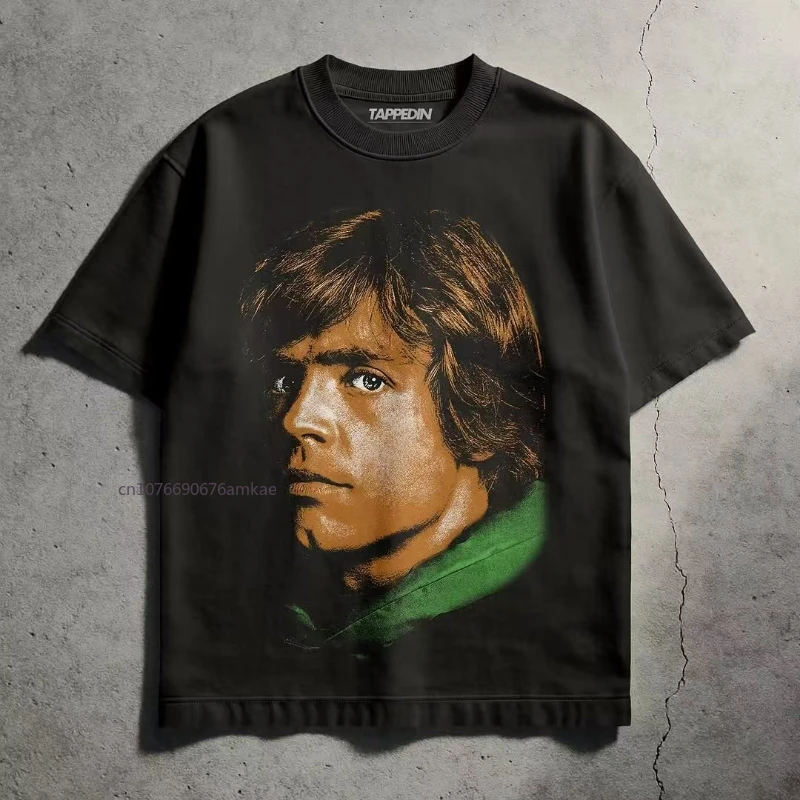American Tide Movie Elements Printed Sports Five-minute Sleeve Black Cotton T-shirt Men and Women Summer New Loose Casual Tops
American Tide Movie Elements Printed Sports Five-minute Sleeve Black Cotton T-shirt Men and Women Summer New Loose Casual Tops