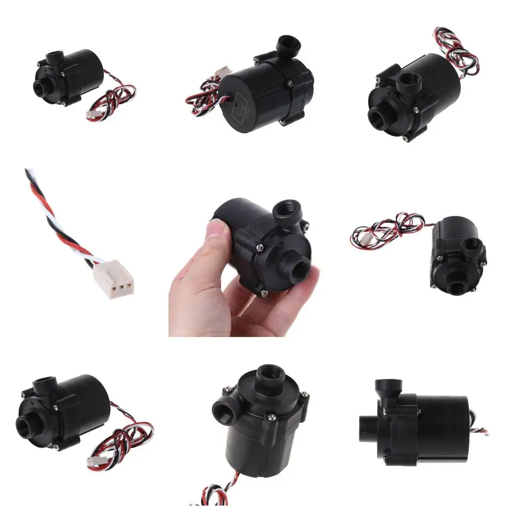 Water Cooling Pump, Ultra-Quiet 12v for DC 10W Reservoir max.500L/h Pump for PC
Water Cooling Pump, Ultra-Quiet 12v for DC 10W Reservoir max.500L/h Pump for PC