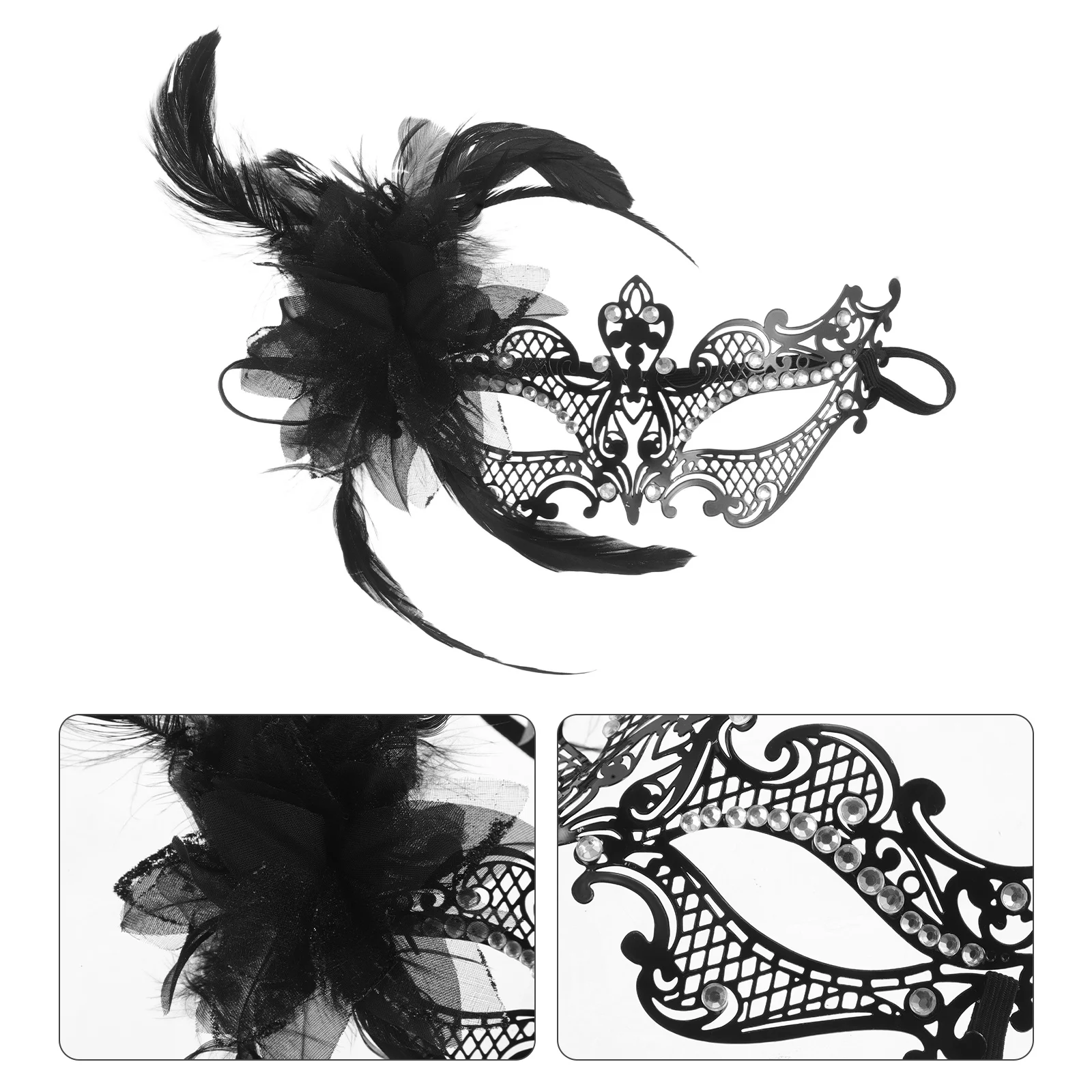 Half Face Masquerade Mask Women Metal Rhinestones Ball Carnival Party Costume Venetian Cosplay Accessory Decor
Half Face Masquerade Mask Women Metal Rhinestones Ball Carnival Party Costume Venetian Cosplay Accessory Decor