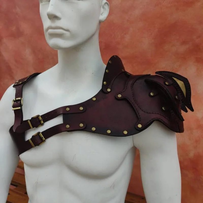 Halloween Medieval Roman Gladiator Shoulder Armor Knight Warrior Pauldrons Cosplay Costume Steampunk Harness
Halloween Medieval Roman Gladiator Shoulder Armor Knight Warrior Pauldrons Cosplay Costume Steampunk Harness