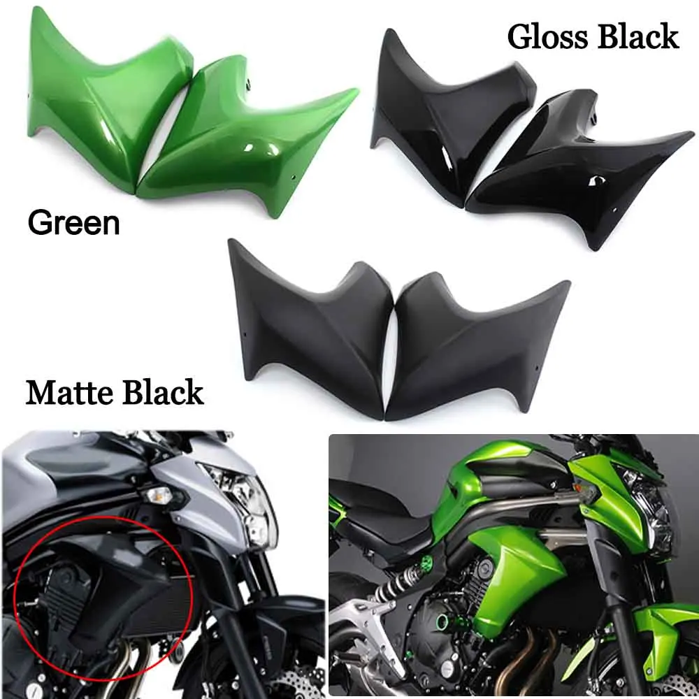 1 Pair Radiator Side Cover ABS Plastic Matte Black Gloss Black Green For Kawasaki ER6N ER-6N 2012 2013 2014 2015 2016 Motorcycle
1 Pair Radiator Side Cover ABS Plastic Matte Black Gloss Black Green For Kawasaki ER6N ER-6N 2012 2013 2014 2015 2016 Motorcycle
