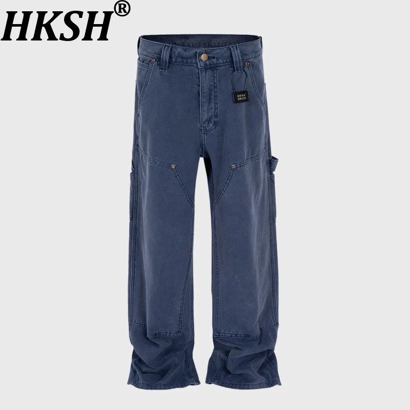 HKSH Spring Summer New Men's High Street Double Knee Logging Straight Denim Jeans Trendy Functional Long Denim Pants Ins HK7526
HKSH Spring Summer New Men's High Street Double Knee Logging Straight Denim Jeans Trendy Functional Long Denim Pants Ins HK7526