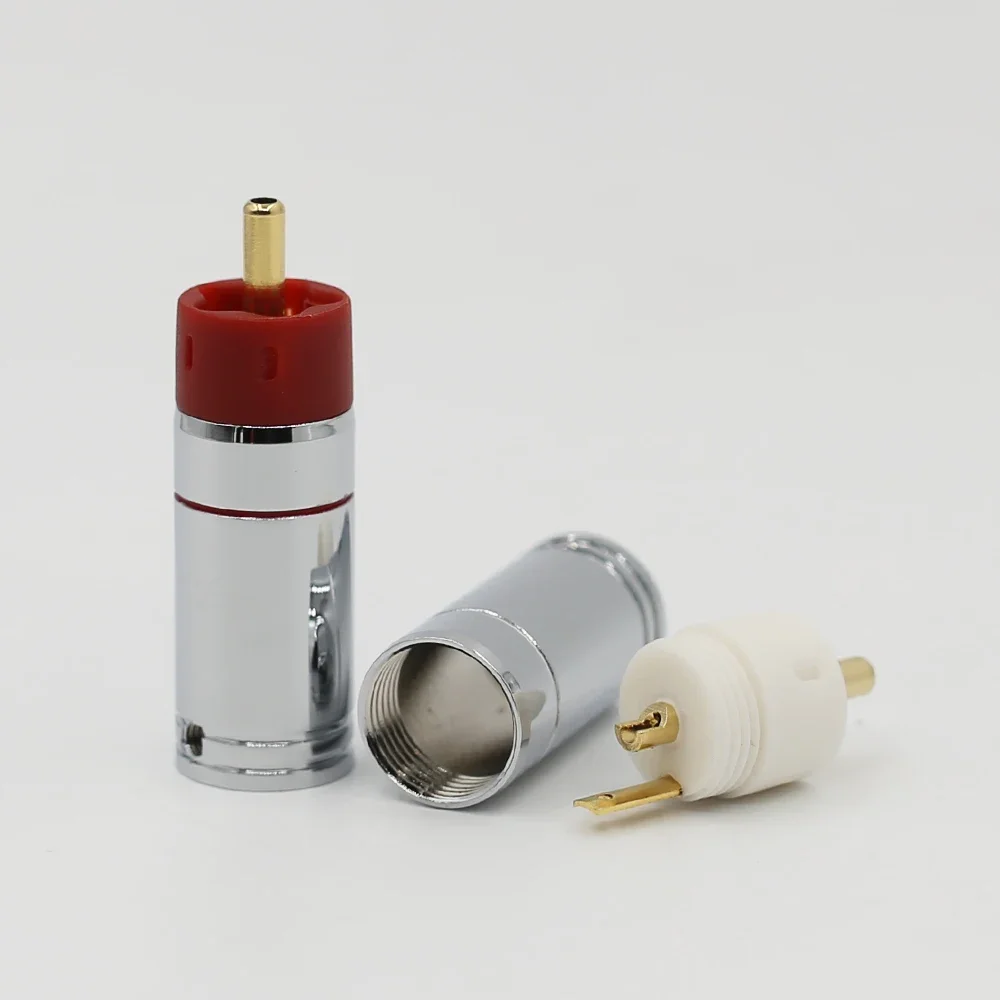 New 4pcs High Quality Hifi DIY 9mm Gold Plated Brass RCA Plug Connectors rca
New 4pcs High Quality Hifi DIY 9mm Gold Plated Brass RCA Plug Connectors rca