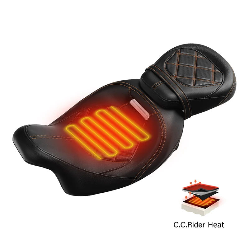 Motorcycle Heated Driver Passenger Seat For Harley Touring Electra Glide Street Glide 2009-2023
Motorcycle Heated Driver Passenger Seat For Harley Touring Electra Glide Street Glide 2009-2023
