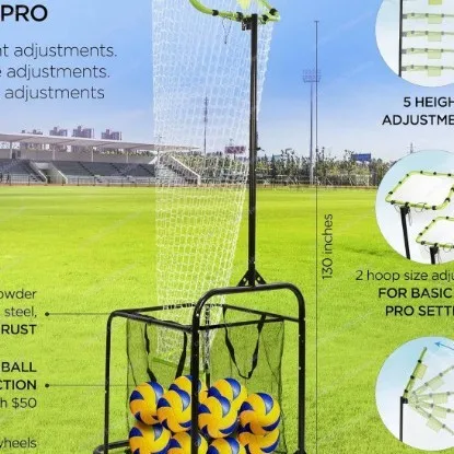 Portable Volleyball Practice Training Net – Adjustable Multi-Functional Ball Collector, Easy to Assemble & Carry
Portable Volleyball Practice Training Net – Adjustable Multi-Functional Ball Collector, Easy to Assemble & Carry