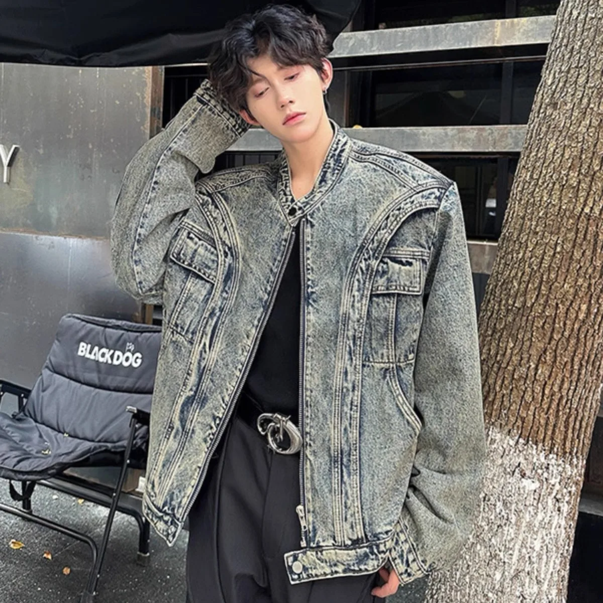 Fashion Baseball Jacket Autumn and Winter Y2K Applique Embroidered Retro Stand Collar Baseball Jacket Loose Casual Coat
Fashion Baseball Jacket Autumn and Winter Y2K Applique Embroidered Retro Stand Collar Baseball Jacket Loose Casual Coat