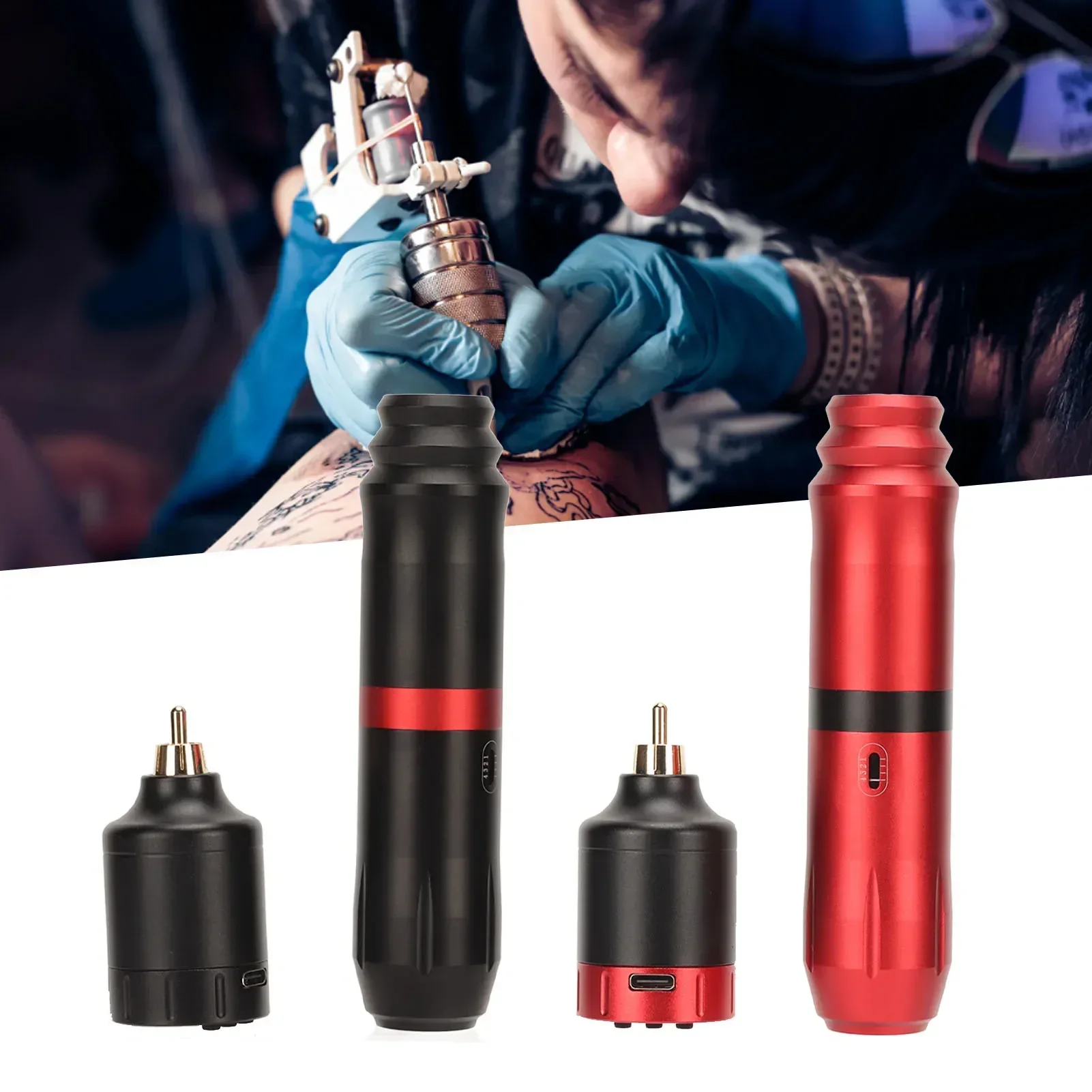 Wireless Rotary Tattoo Pen Machine Kit Large Capacity Battery Tattoo Wireless Power Supply Kit for Tattoo Shop
Wireless Rotary Tattoo Pen Machine Kit Large Capacity Battery Tattoo Wireless Power Supply Kit for Tattoo Shop