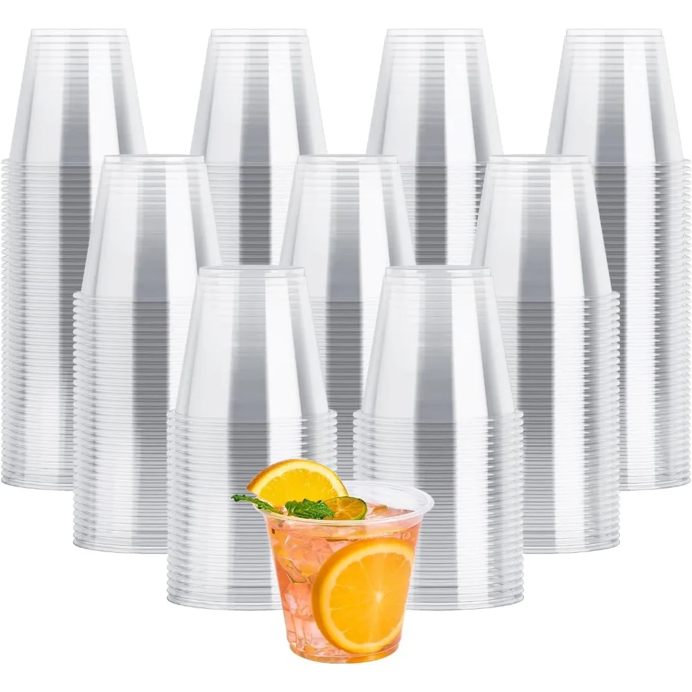 600 Count Clear Disposable Cups 9oz Ideal for Wedding Birthday Holiday Party Drinks
600 Count Clear Disposable Cups 9oz Ideal for Wedding Birthday Holiday Party Drinks