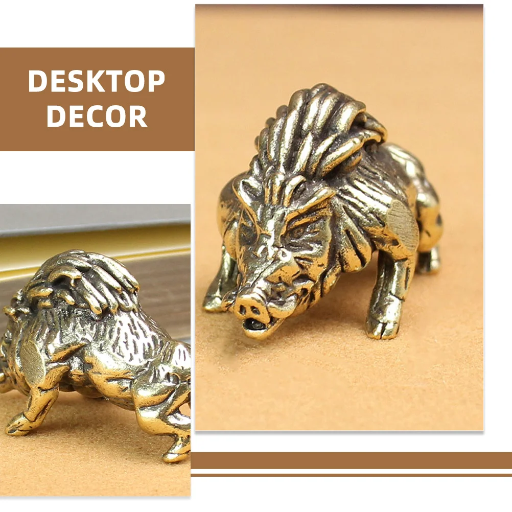 2Pcs Vintage Brass Boar Desktop Decoration Creative Small Animal Statue Ornament Miniature Home Office Tabletop Decor
2Pcs Vintage Brass Boar Desktop Decoration Creative Small Animal Statue Ornament Miniature Home Office Tabletop Decor