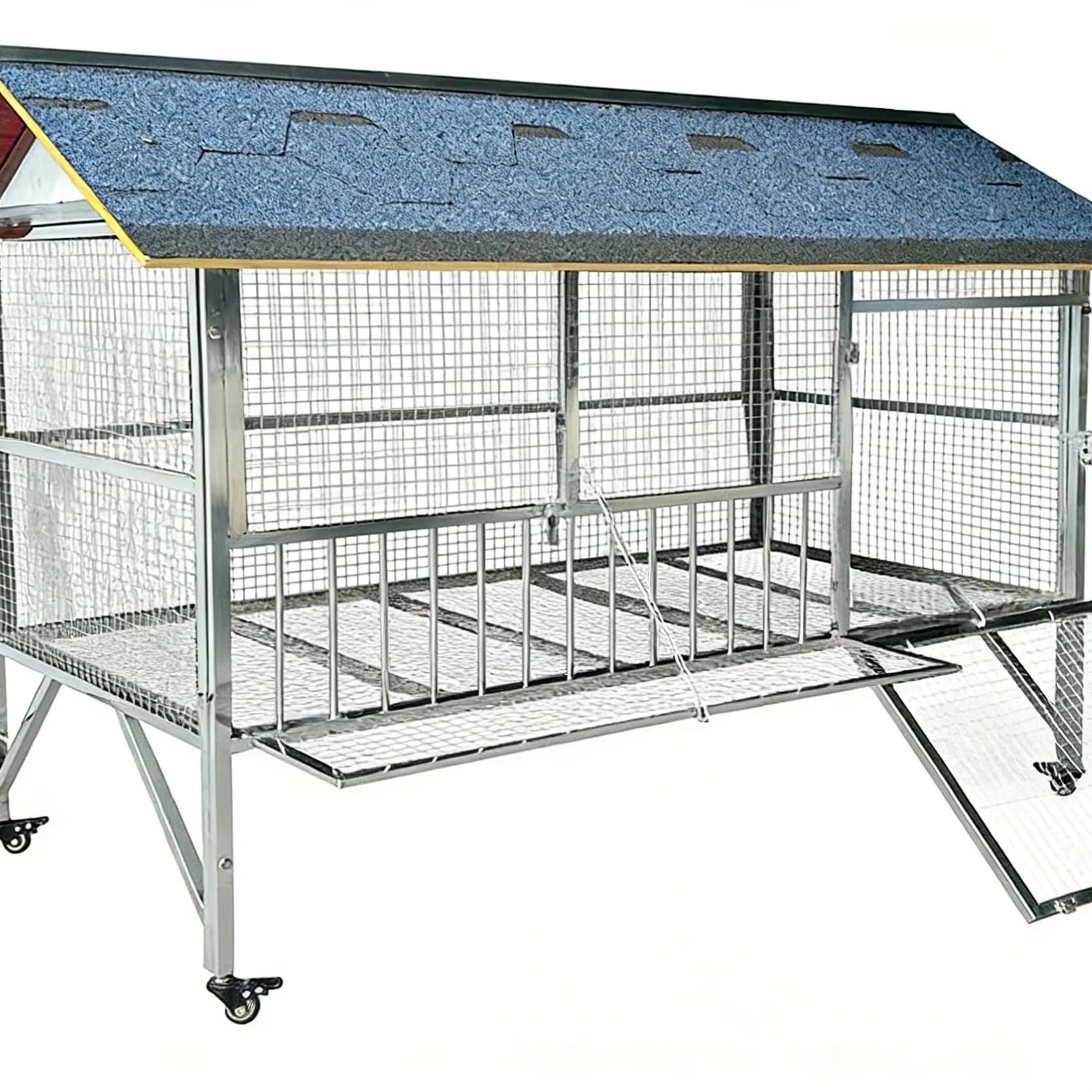 Classic Luxury Stainless Steel Chicken Coop For 4-6 Chickens Waterproof Cover Rabbits Geese Ducks
Classic Luxury Stainless Steel Chicken Coop For 4-6 Chickens Waterproof Cover Rabbits Geese Ducks