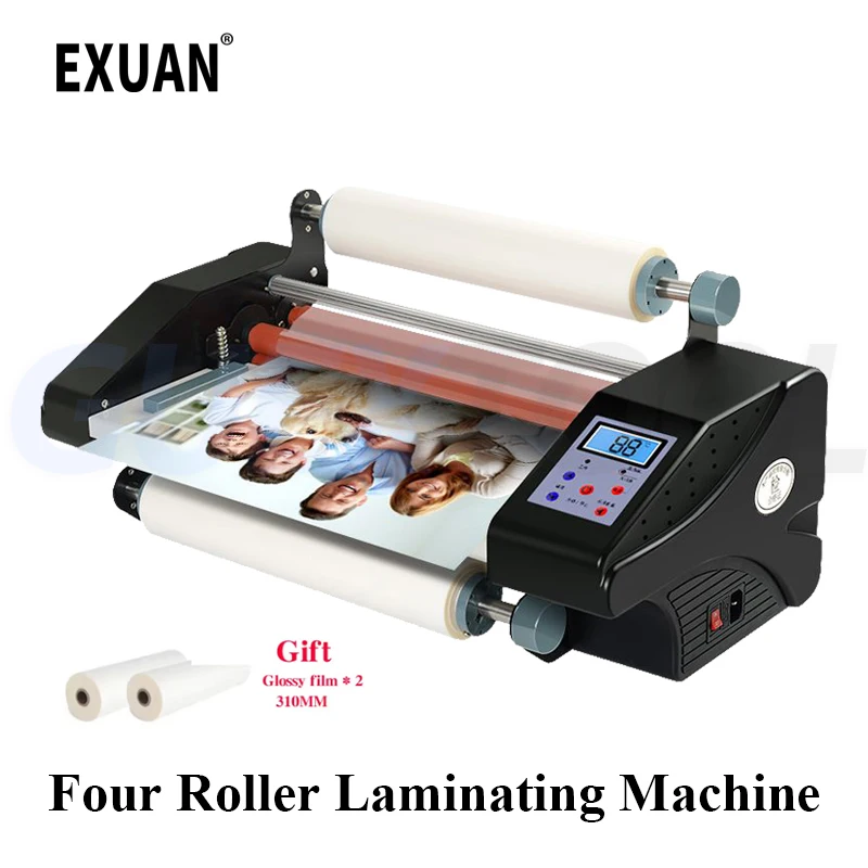 A3+ 370MM Four Roller Laminating Machine 093H Hot Rolling Mill Roller Cold Laminator Rolling Machine With Two Gloss Film
A3+ 370MM Four Roller Laminating Machine 093H Hot Rolling Mill Roller Cold Laminator Rolling Machine With Two Gloss Film