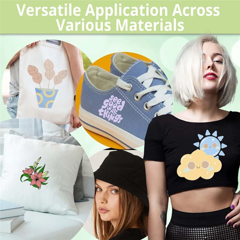 Best-HTV Heat Transfer Vinyl Set - For DIY Fabric T-Shirts, Easy To Cut And Weed For Heat Vinyldesigns
Best-HTV Heat Transfer Vinyl Set - For DIY Fabric T-Shirts, Easy To Cut And Weed For Heat Vinyldesigns