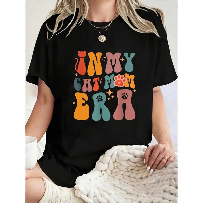 In My Cat Mom Era T-shirt, Women's Retro Groovy Graphic Tee, Funny Cat Lover Gift for Her, Pet Mom Life Cute Tops
In My Cat Mom Era T-shirt, Women's Retro Groovy Graphic Tee, Funny Cat Lover Gift for Her, Pet Mom Life Cute Tops