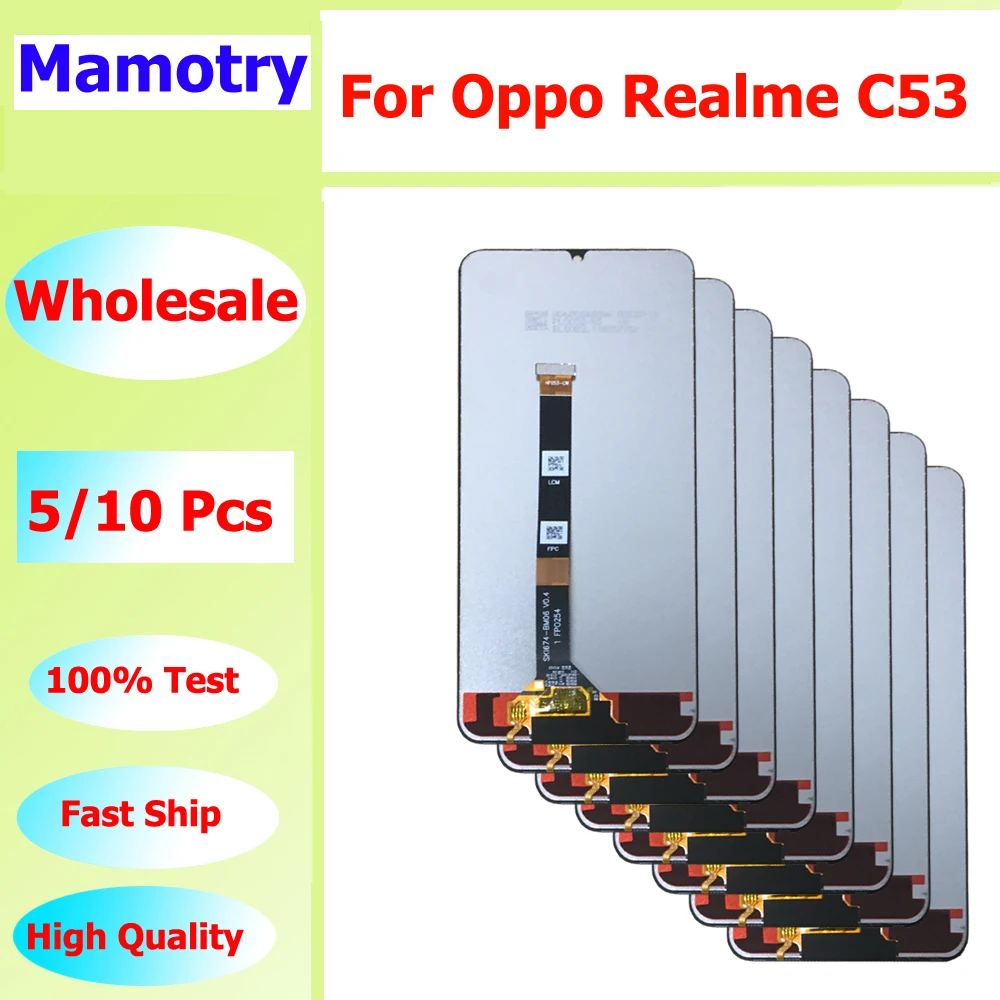 Wholesale 5/10 pieces/Lot For Oppo Realme C53 Lcd Display RMX3760 Screen With Touch Assembly
Wholesale 5/10 pieces/Lot For Oppo Realme C53 Lcd Display RMX3760 Screen With Touch Assembly