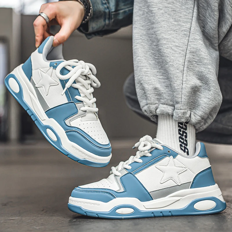 Men's Casual Outdoor Sneakers Platform Mixed Colors Tennis Sport Star Design Skateboard Flats Sneakers Running Trainers 39-44
Men's Casual Outdoor Sneakers Platform Mixed Colors Tennis Sport Star Design Skateboard Flats Sneakers Running Trainers 39-44