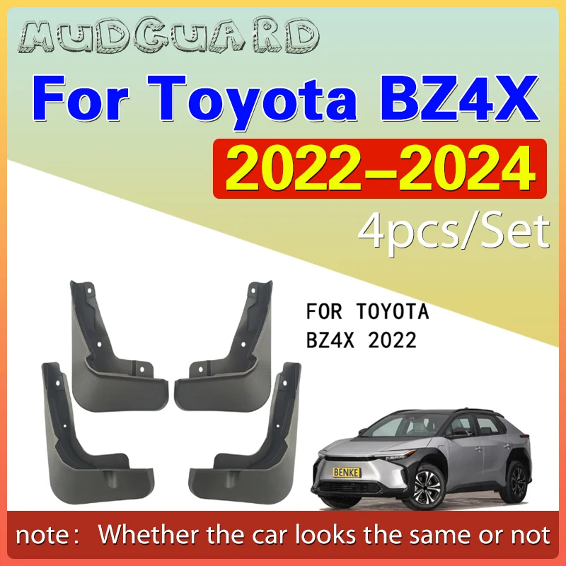 4Pcs For Toyota BZ4X Front Rear Splash Guards Mudguards Mud flaps Mudflap Mud Guards Fender Wheel Protector 2022 2023 2024
4Pcs For Toyota BZ4X Front Rear Splash Guards Mudguards Mud flaps Mudflap Mud Guards Fender Wheel Protector 2022 2023 2024