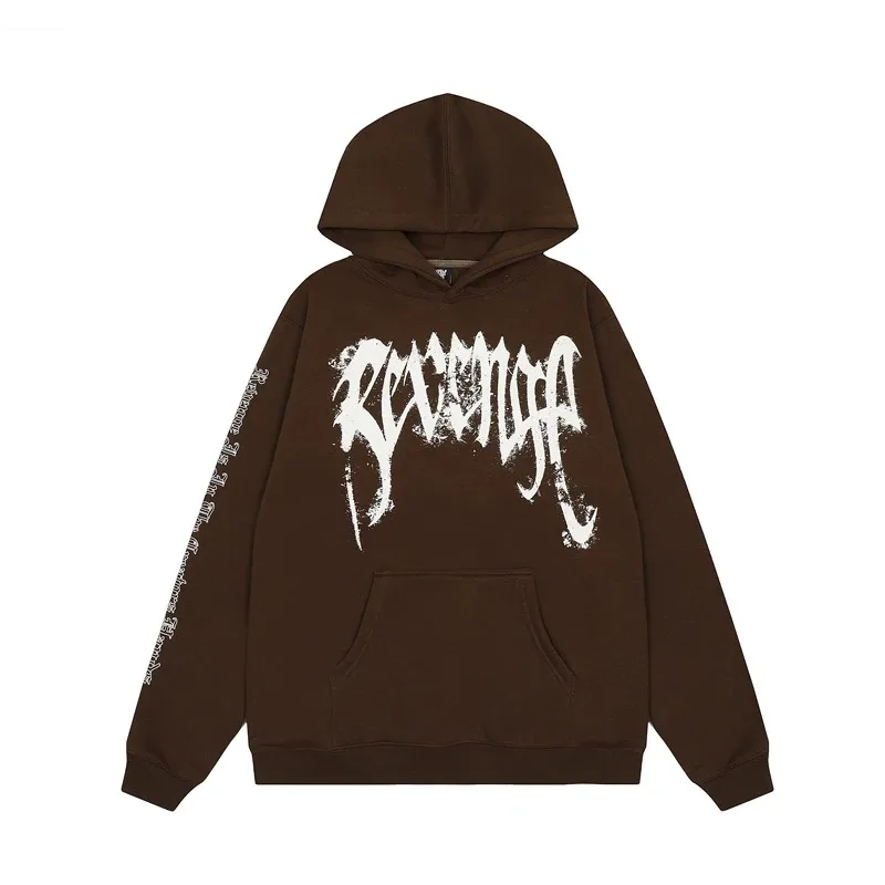 24FW Revenge Classic Letter Printed Hoodie Winter High Quality Loose High Street Fleece Hoodie Sportswear
24FW Revenge Classic Letter Printed Hoodie Winter High Quality Loose High Street Fleece Hoodie Sportswear