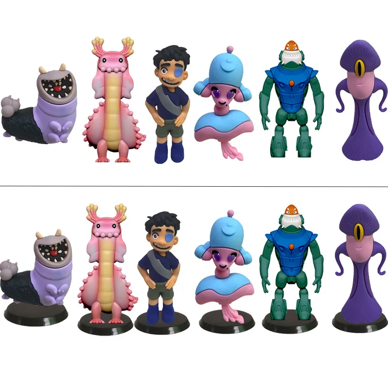 Disney New Cartoon Anime Elio Kawaii Cute Elio And Monster Action Figure Toys Cake Ornament With Base 6 Styles Gifts For Kids
Disney New Cartoon Anime Elio Kawaii Cute Elio And Monster Action Figure Toys Cake Ornament With Base 6 Styles Gifts For Kids