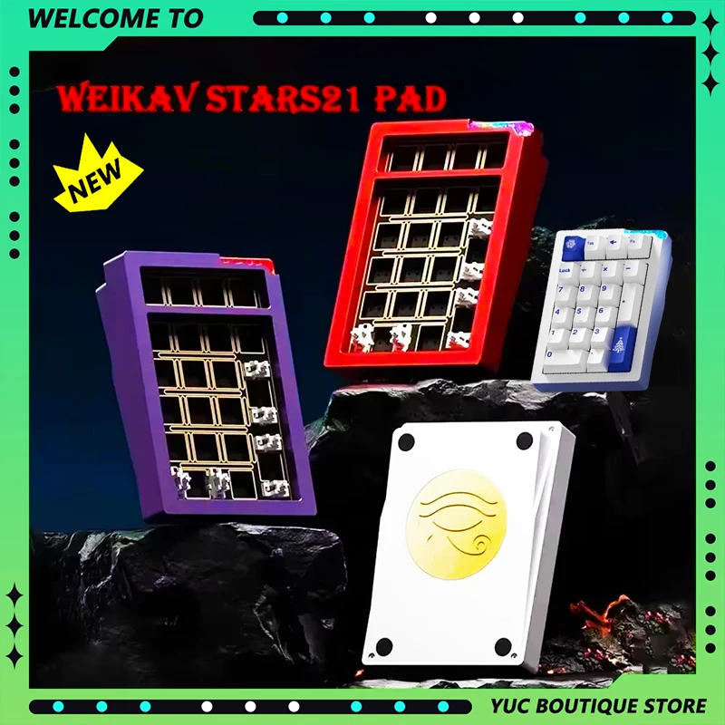 Weikav STARS21 INSTOCK PAD NumericRGB Электронная спортивная механическая клавиатура, 3-режимный индивидуальный комплект, мини-клавиатуры, аксессуары для ноутбуков
Weikav STARS21 INSTOCK PAD NumericRGB Электронная спортивная механическая клавиатура, 3-режимный индивидуальный комплект, мини-клавиатуры, аксессуары для ноутбуков
