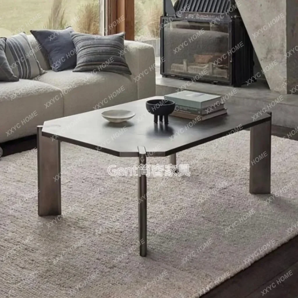 Simple Metal Coffee Table Stainless Steel Old Random Pattern Effect Small Apartment Living Room Table
Simple Metal Coffee Table Stainless Steel Old Random Pattern Effect Small Apartment Living Room Table