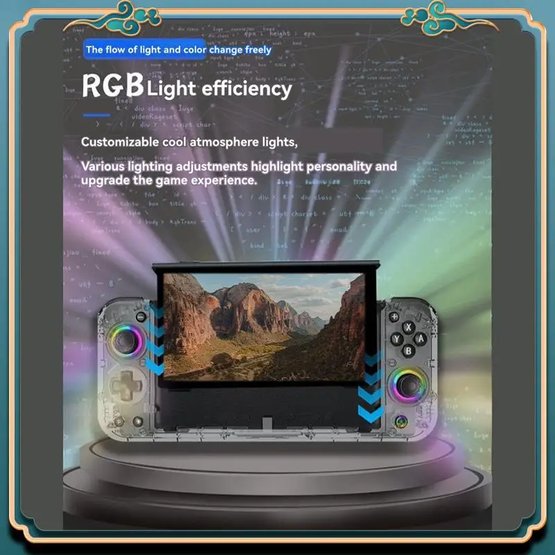(New)-Gaming Controller For Switch RGB Lighting, Dual Vibration, 6-Axis Gyro Wired Game Controller C
(New)-Gaming Controller For Switch RGB Lighting, Dual Vibration, 6-Axis Gyro Wired Game Controller C
