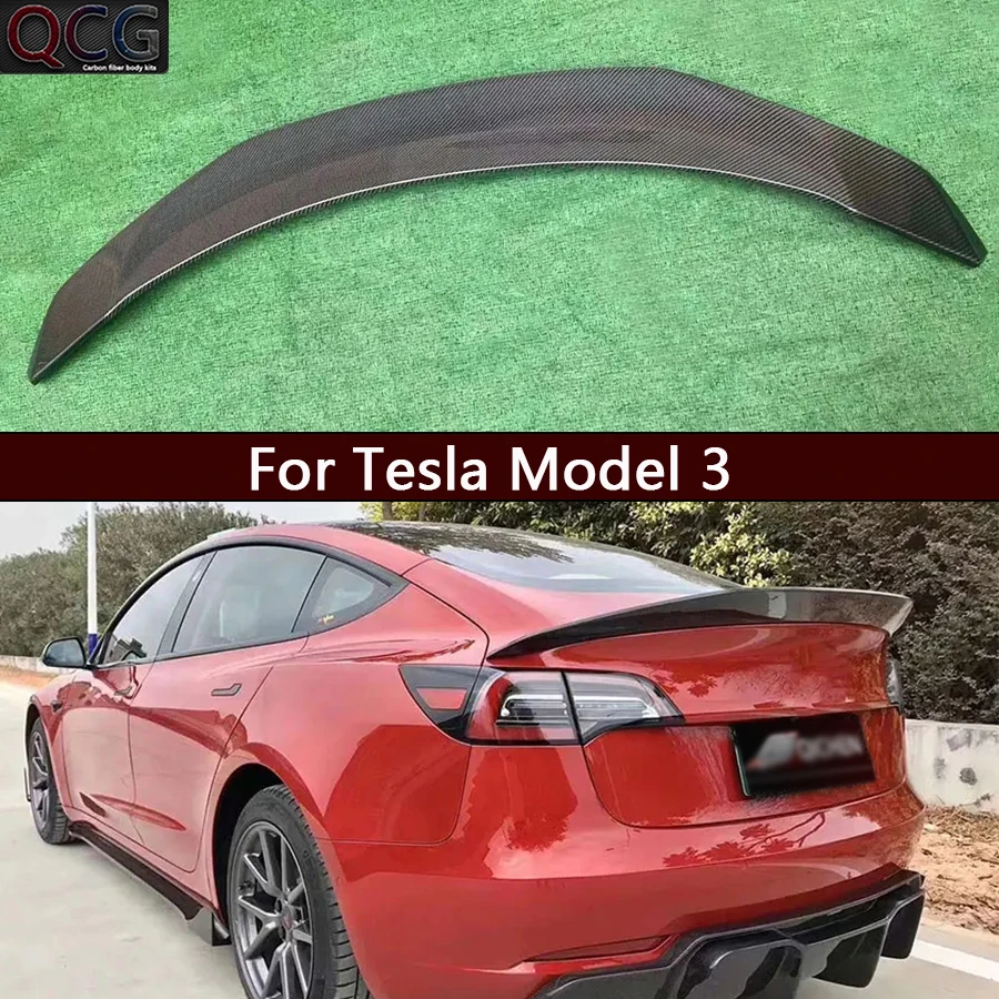 For Tesla Model 3 V style Carbon Fiber Tail fins Rear Trunk Spoiler Guide Wing Rear Wing Diverter Car Accessories Body Kit
For Tesla Model 3 V style Carbon Fiber Tail fins Rear Trunk Spoiler Guide Wing Rear Wing Diverter Car Accessories Body Kit