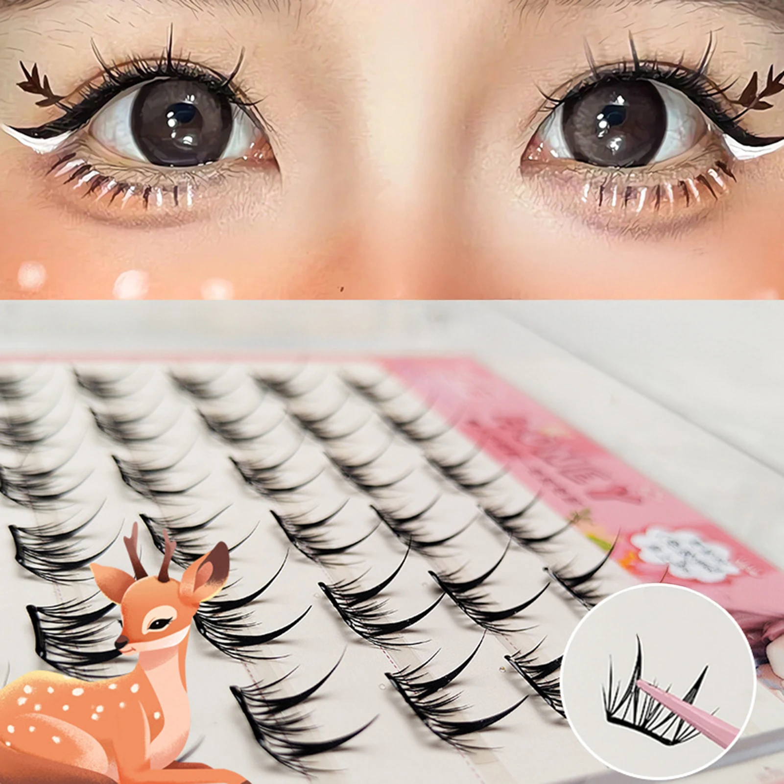 Dense Press on Lash Clusters Self Sticking Eyelashes Clusters Suitable For Women Of All Ages
Dense Press on Lash Clusters Self Sticking Eyelashes Clusters Suitable For Women Of All Ages