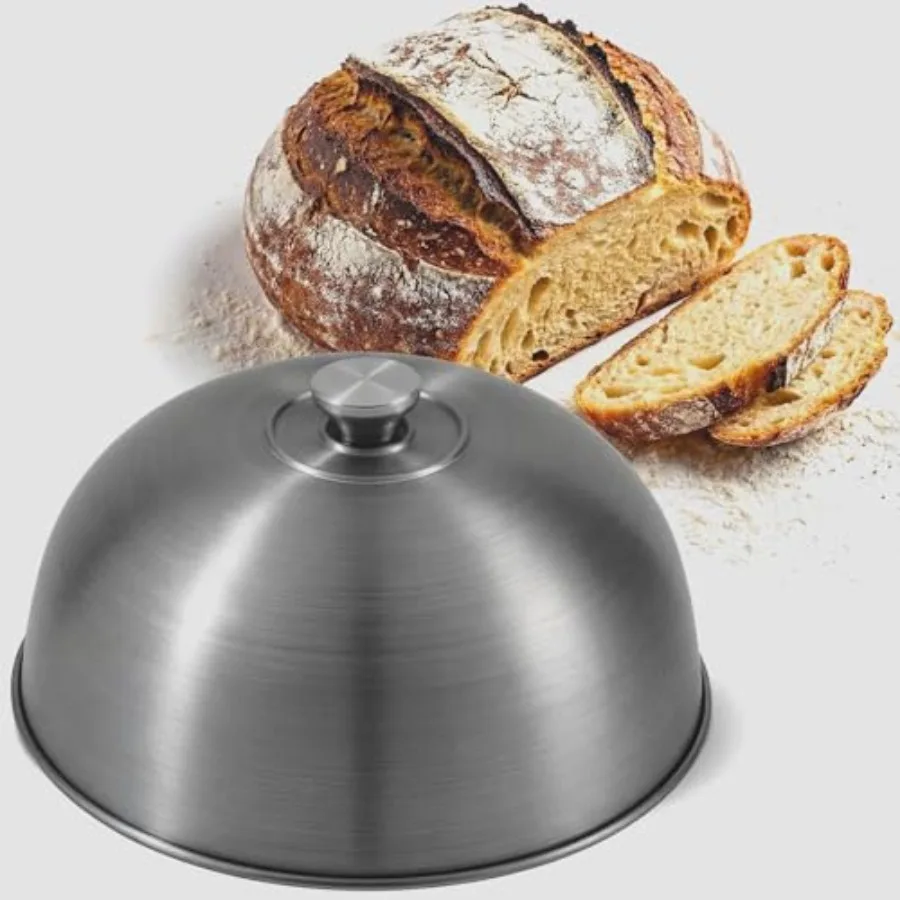 Ultralight Sourdough Bread Cloche 6QT Lightweight Aluminum Baking Dome Silver No Preheat Required Safer Faster Than Dutch Oven
Ultralight Sourdough Bread Cloche 6QT Lightweight Aluminum Baking Dome Silver No Preheat Required Safer Faster Than Dutch Oven