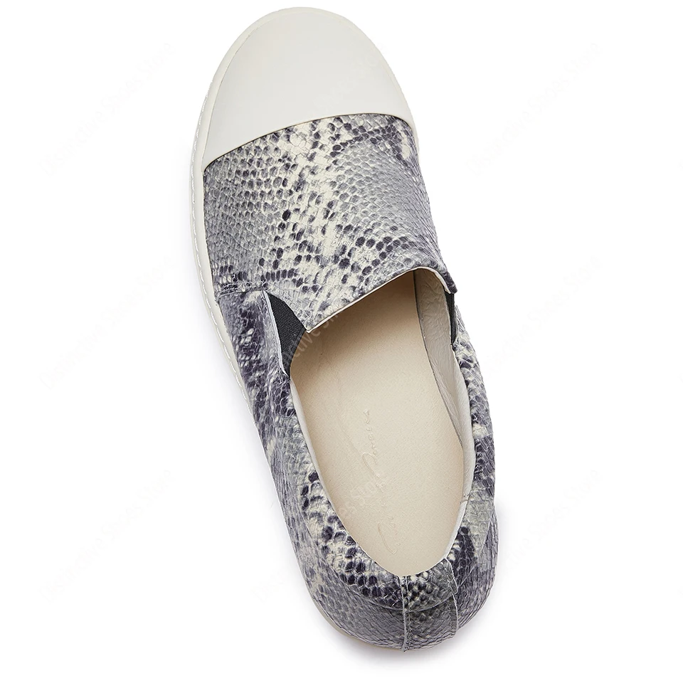 Ro Men Slip On Shoes Snake Patterned Cowhide Lazy Shoes Platform Loafers Thick Sole Casual Shoes Women Comfort Fashion Sneakers
Ro Men Slip On Shoes Snake Patterned Cowhide Lazy Shoes Platform Loafers Thick Sole Casual Shoes Women Comfort Fashion Sneakers