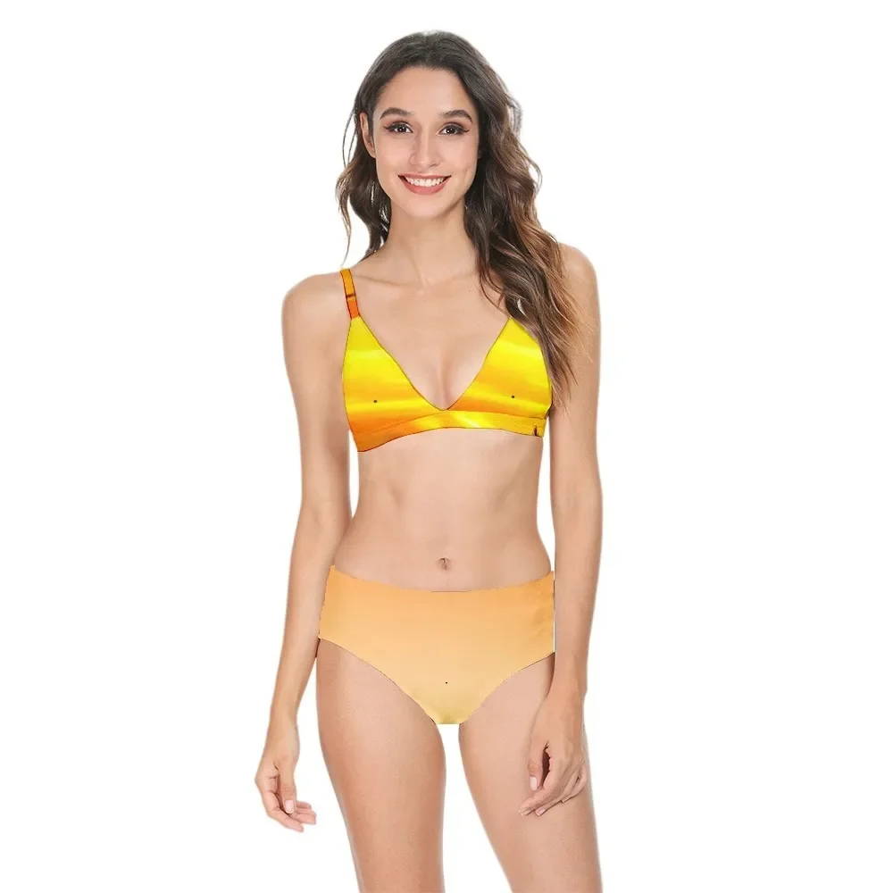 Women Sexy Bikini Swimsuit High Waist Palm Tree Printed Casual Hawaiian Backless Swimwear Swimming Suit Sportswear Clothing
Women Sexy Bikini Swimsuit High Waist Palm Tree Printed Casual Hawaiian Backless Swimwear Swimming Suit Sportswear Clothing