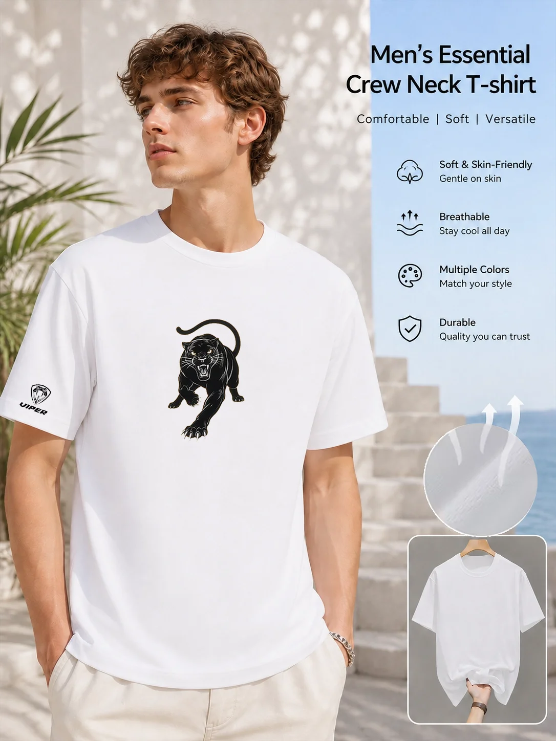 Men's t-shirts 2026 Summer Casual High Quality Short Sleeves Tee Shirt Men Basic Solid color Sports Tops
Men's t-shirts 2026 Summer Casual High Quality Short Sleeves Tee Shirt Men Basic Solid color Sports Tops