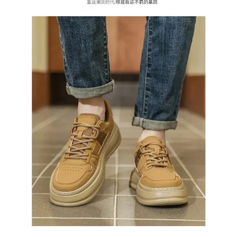 Men's Casual Shoes Top Layer Cowhide Breathable Leather Upgraded Version Spring New Style Comfortable Slip-On Sneakers
Men's Casual Shoes Top Layer Cowhide Breathable Leather Upgraded Version Spring New Style Comfortable Slip-On Sneakers