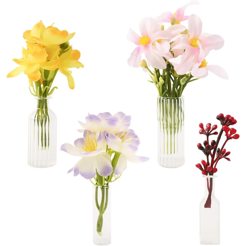 Four adorable mini vase-shaped refrigerator magnets, 3D fun and beautiful plant pot-shaped refrigerator magnets
Four adorable mini vase-shaped refrigerator magnets, 3D fun and beautiful plant pot-shaped refrigerator magnets