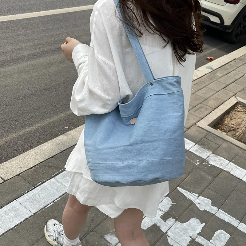 Eco-friendly women's Summer handbag Simple denim shoulder bag fashionable large capacity handbag school work shopping bag
Eco-friendly women's Summer handbag Simple denim shoulder bag fashionable large capacity handbag school work shopping bag