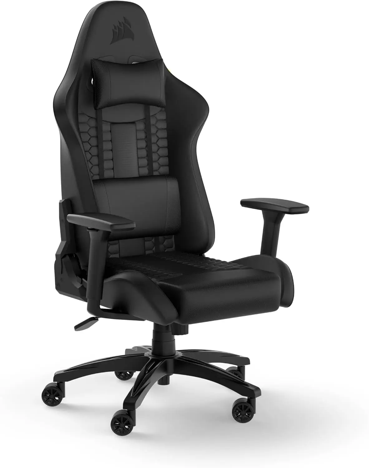 Corsair TC100 Relaxed Gaming Chair Leatherette Racing Inspired Design Lumbar Pillow - Detachable Memory Foam Neck Pillow
Corsair TC100 Relaxed Gaming Chair Leatherette Racing Inspired Design Lumbar Pillow - Detachable Memory Foam Neck Pillow
