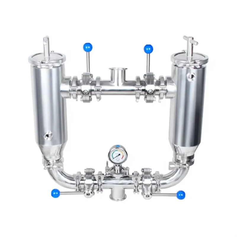 DONJOY Factory Direct Hygienic Stainless Steel 304/ 316 Duplex Filter Strainer Liquid Treatment Beverage
DONJOY Factory Direct Hygienic Stainless Steel 304/ 316 Duplex Filter Strainer Liquid Treatment Beverage